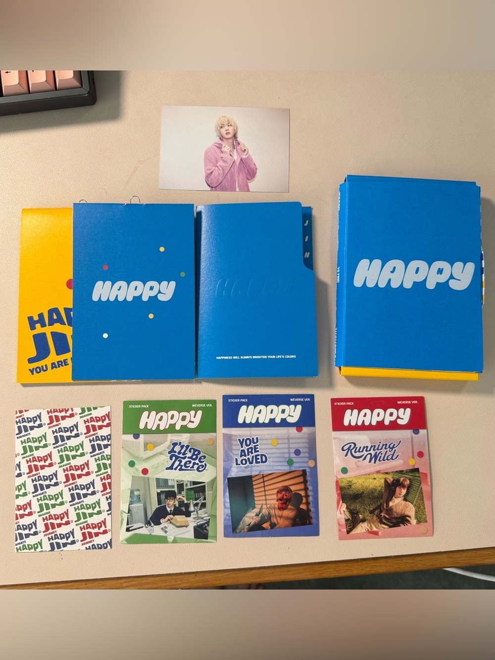 Happy Photocard Set - Blue and Yellow